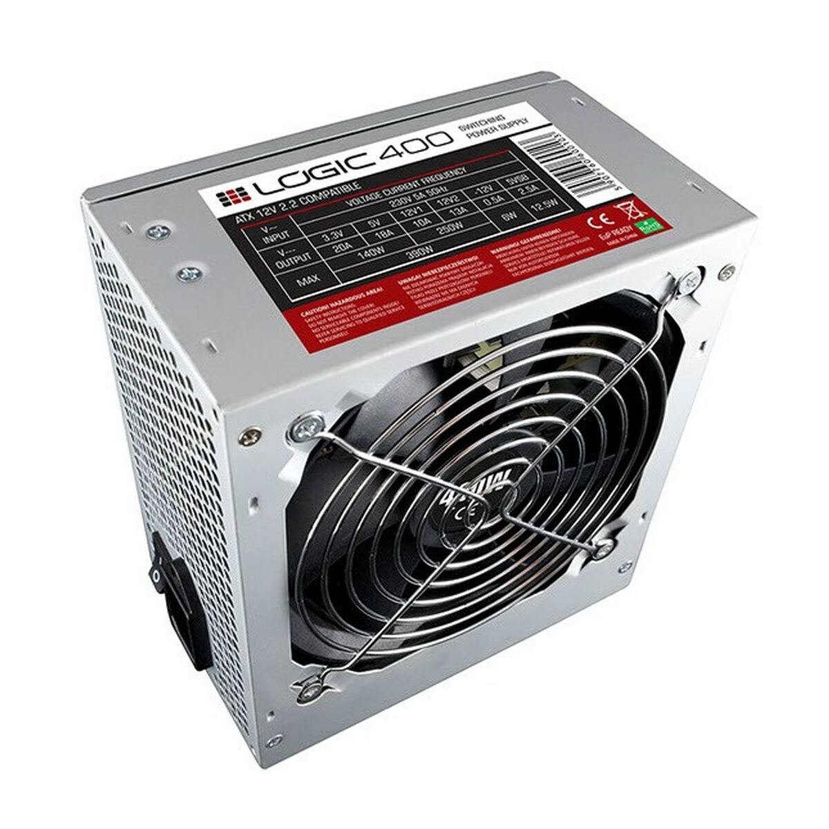 Power source Modecom ZAS-LOGI-LC-400-ATX-PFC ATX 400W RoHS CE