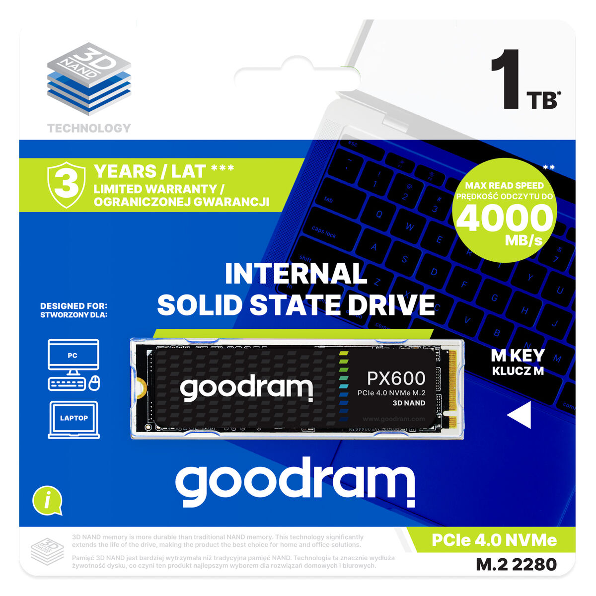 Hard drive GoodRam PX600 500GB SSD