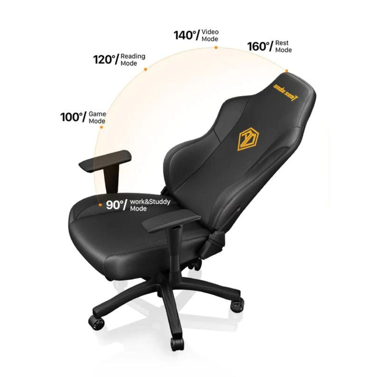 Gaming-Stuhl AndaSeat Schwarz