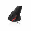 Ergonomic optical mouse Ewent EW3156 1000 dpi USB Black Red/Black