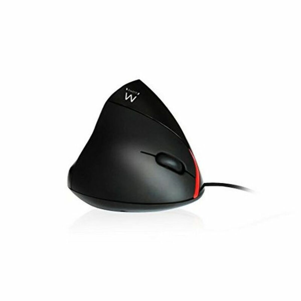 Ergonomic optical mouse Ewent EW3156 1000 dpi USB Black Red/Black