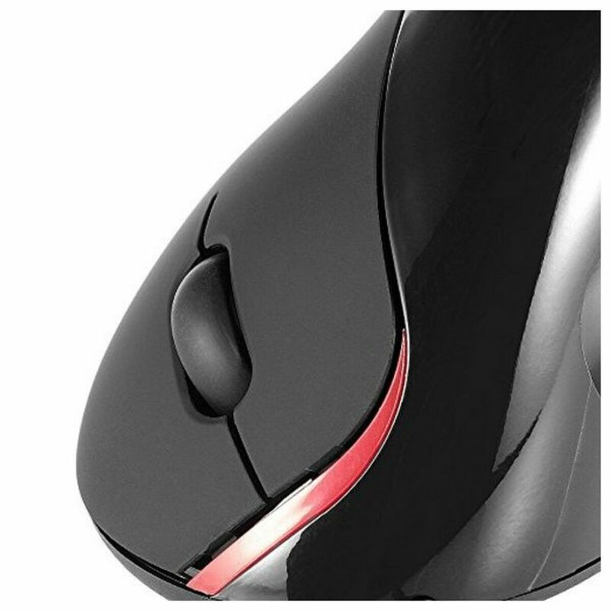 Ergonomic optical mouse Ewent EW3156 1000 dpi USB Black Red/Black