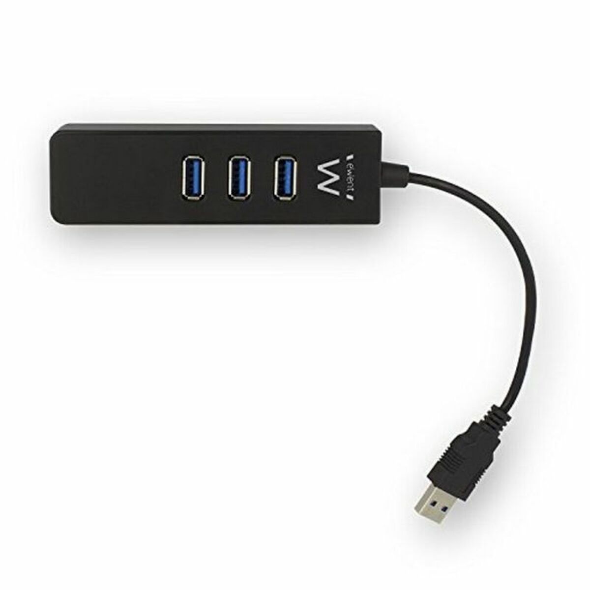 Hub USB Ewent AAOAUS0127 3x USB 3.1 RJ45 Plug and Play