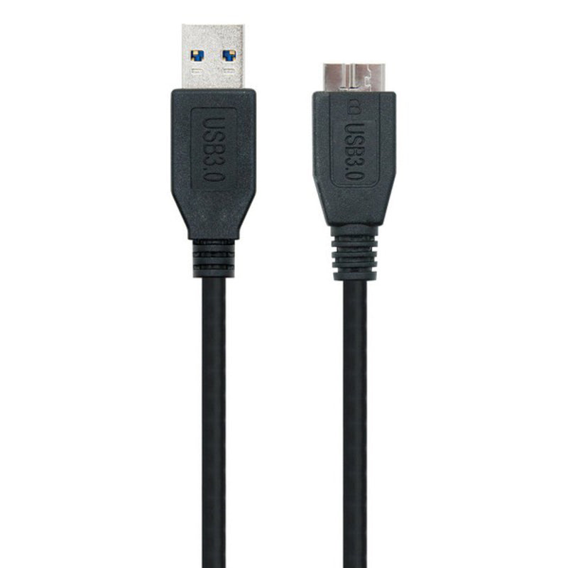 USB 3.0 A to Micro USB-B Cable NANOCABLE 10.01.110-BK Black