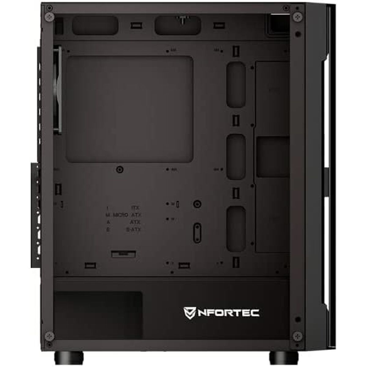 ATX semi-tower case Nfortec Air black