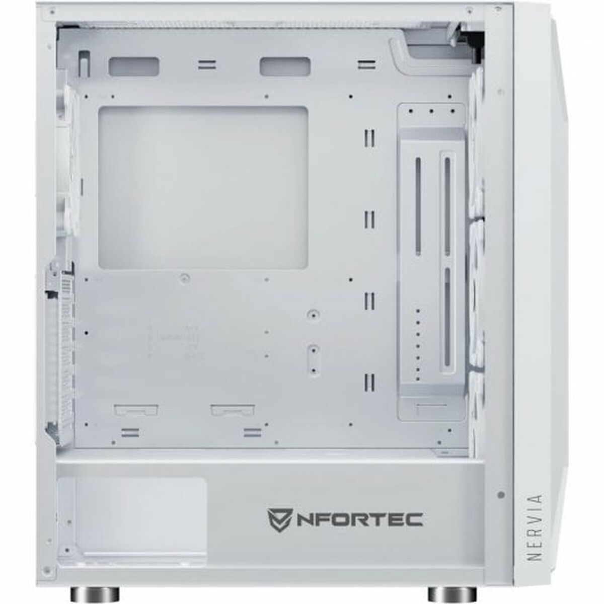 ATX semi-tower case Nfortec Nervia ARGB white