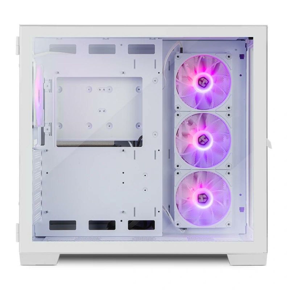 ATX Semi-Tower Rechner Nox USB Weiß Ventilator x 4