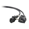 Power cable GEMBIRD PC-186-VDE Black