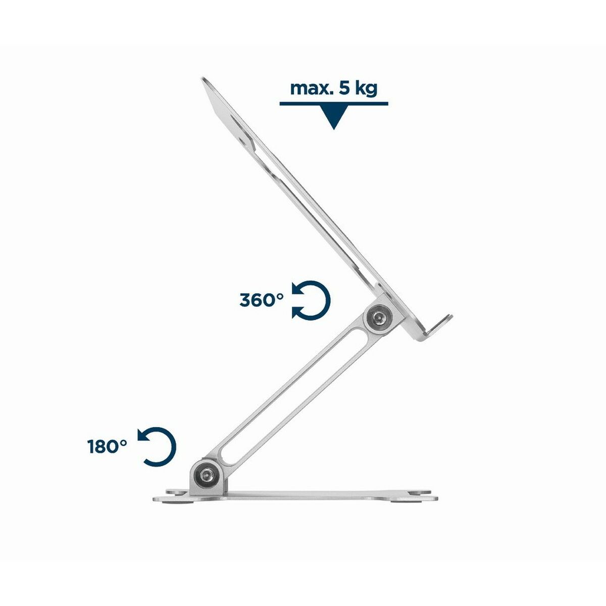 Zusammenklappbarer und verstellbarer Laptop-Ständer GEMBIRD NBS-D1-03