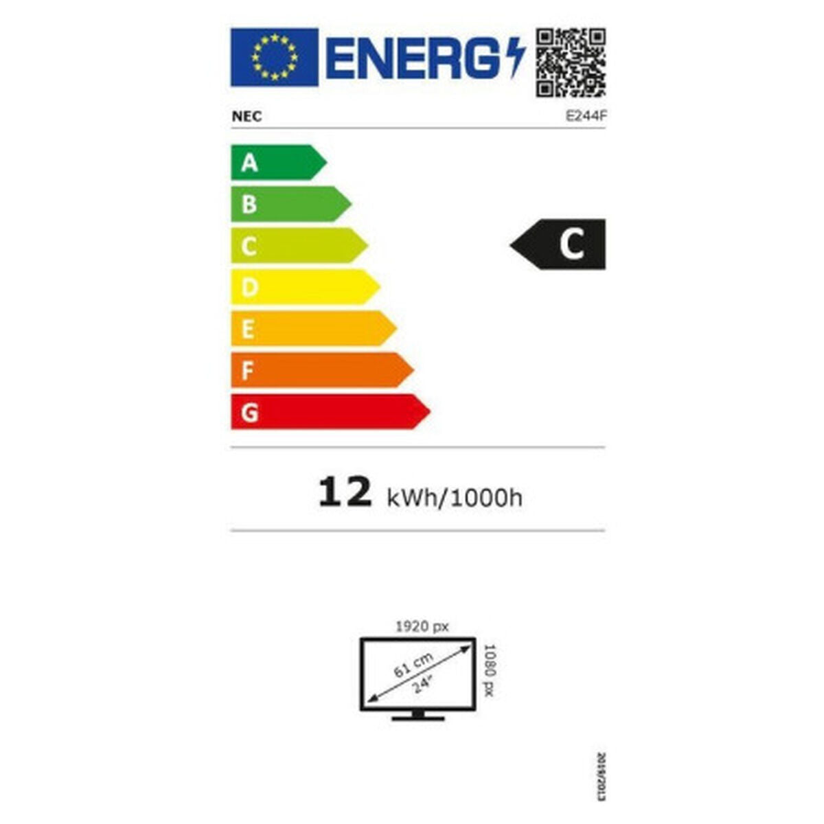 Full HD Monitor NEC MultiSync E244F 24" LCD