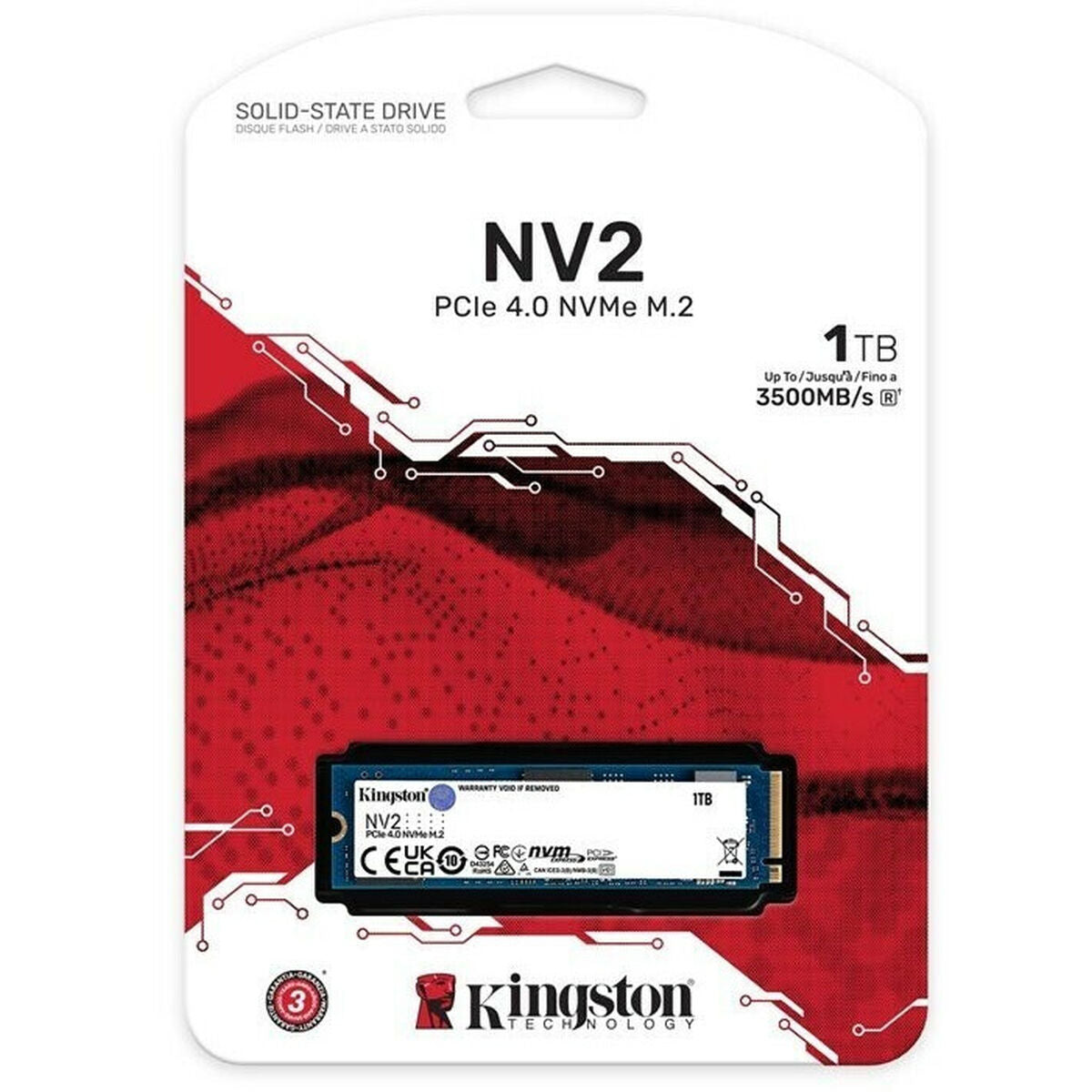 Hard drive Kingston NV2 1TB SSD