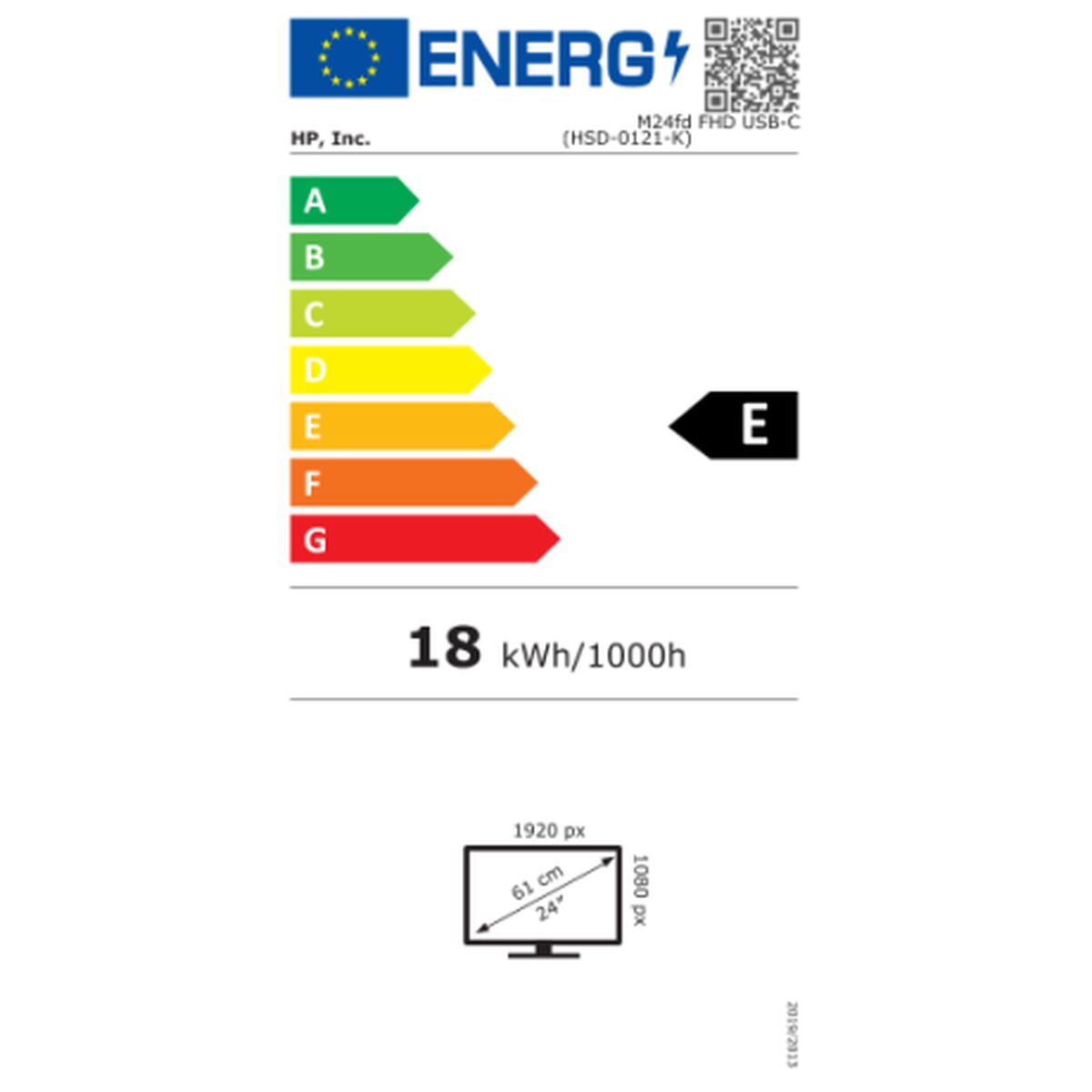 Full HD Monitor HP M24fd 23.8" Silber