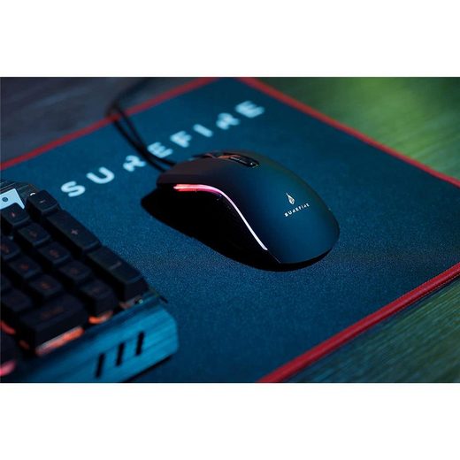 Kabelgebundene Gaming Maus mit Beleuchtung Surefire Hawk Claw 6400 dpi