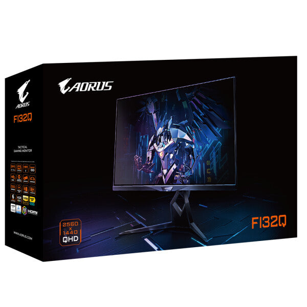 WQHD Gaming Monitor Gigabyte AORUS FI32Q 32" LED 165Hz 1ms