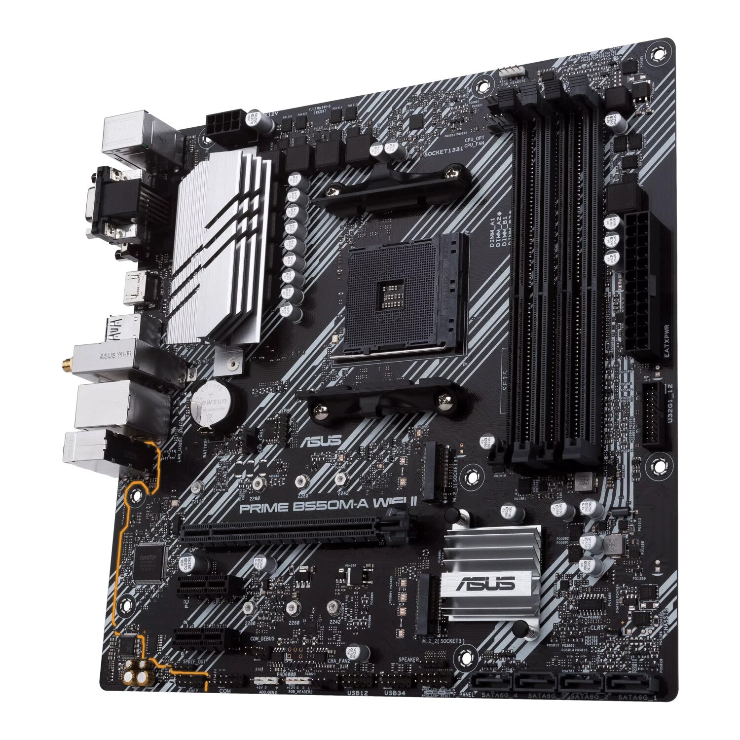 Sockel AM4 Mainboard/Motherboard Asus Prime B550M-A WiFi II DDR4