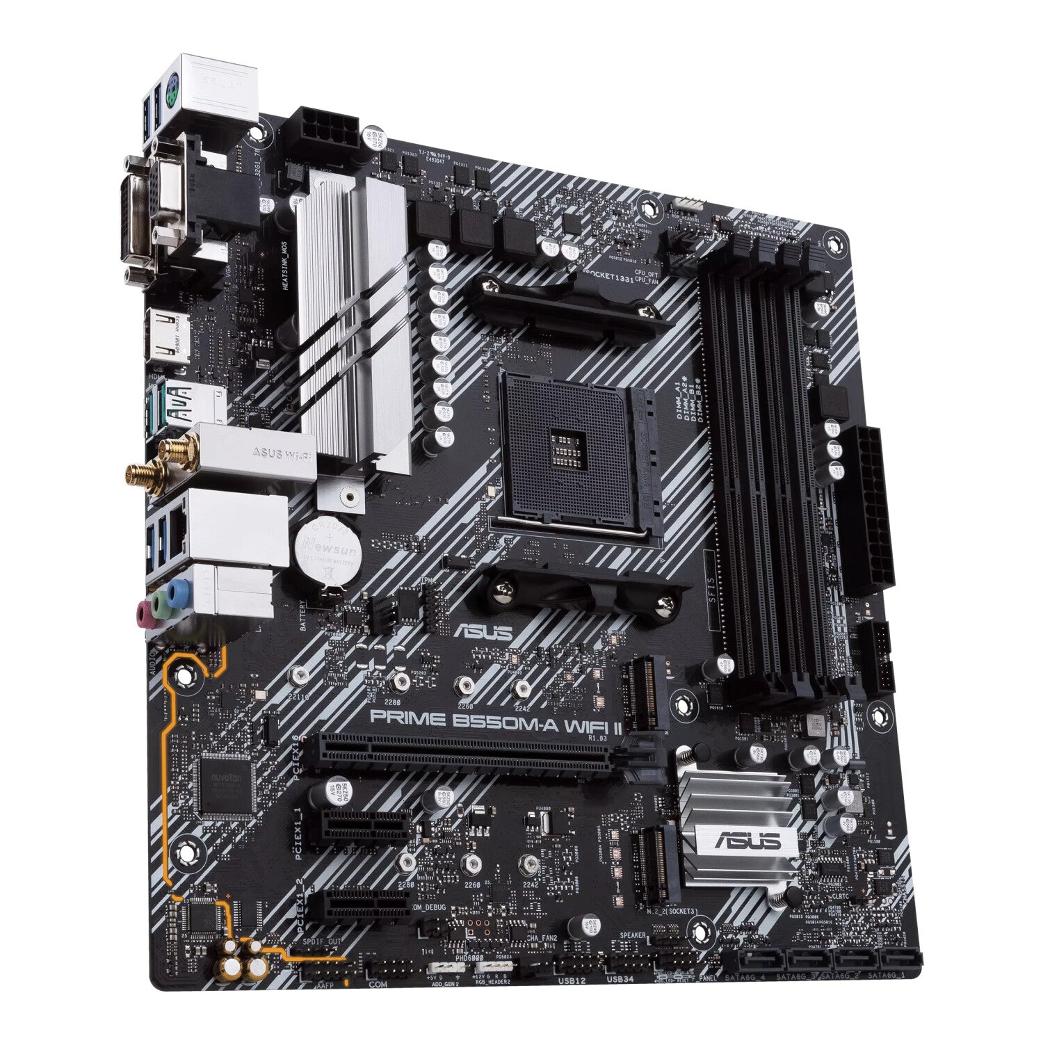 Sockel AM4 Mainboard/Motherboard Asus Prime B550M-A WiFi II DDR4