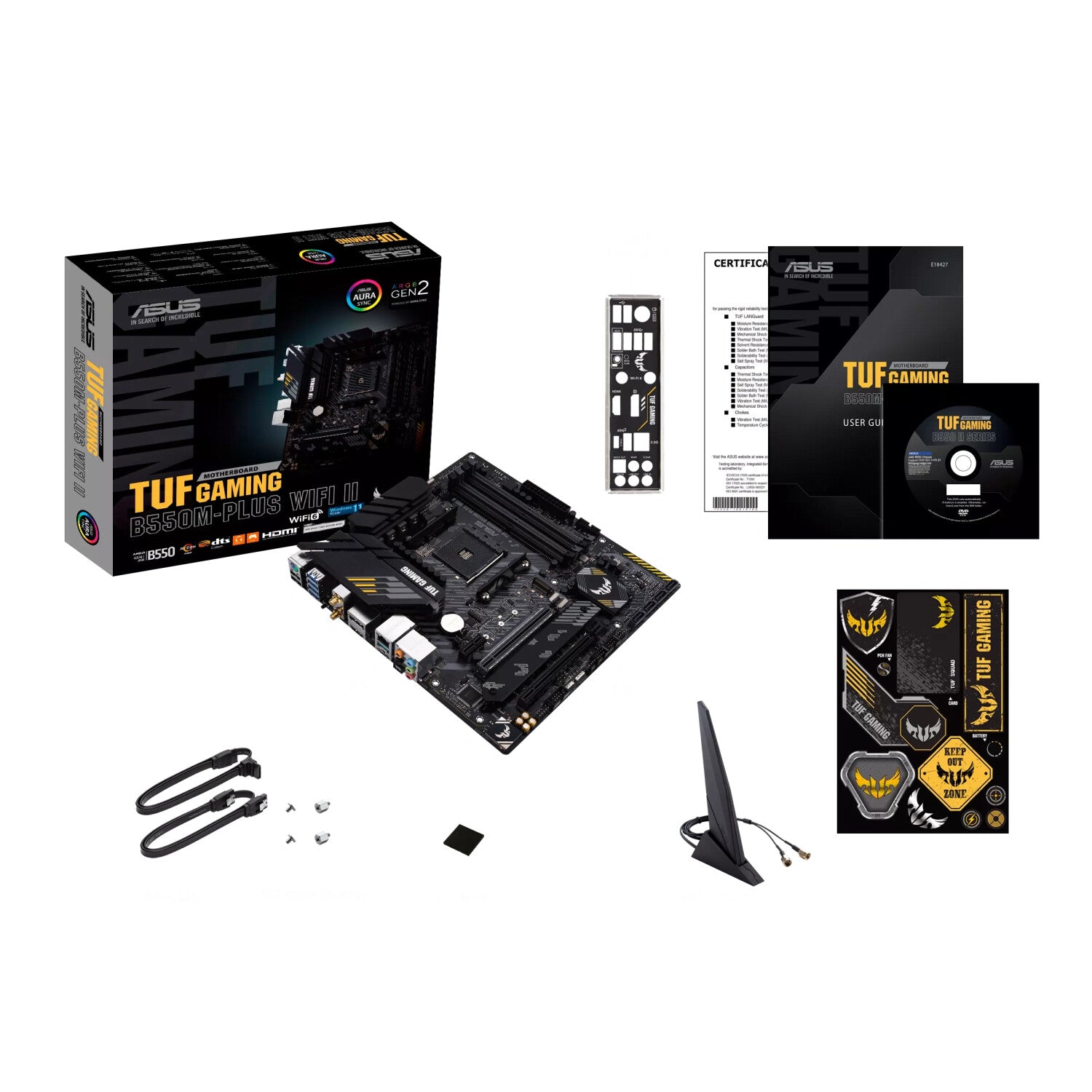 Sockel AM4 Mainboard/Motherboard Asus TUF Gaming B550M-Plus WiFi II DDR4