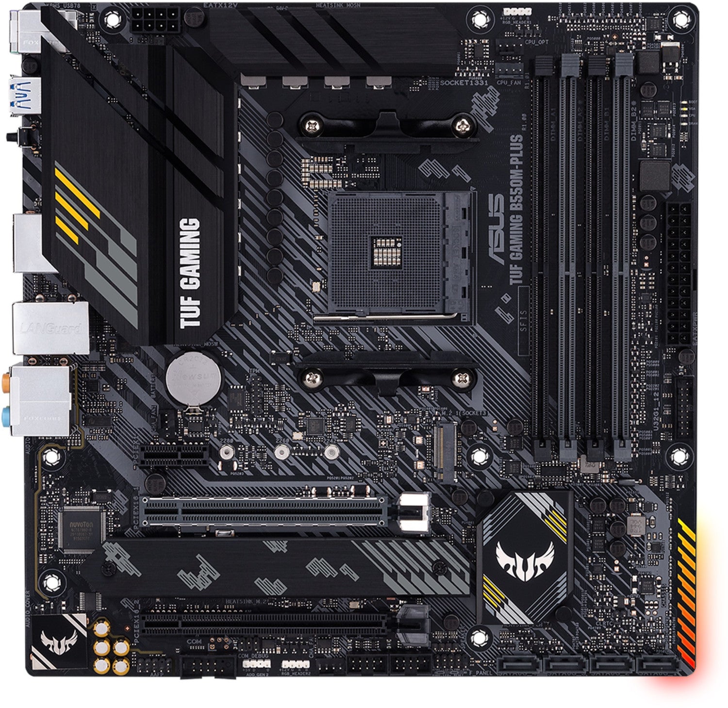 Socket AM4 Mainboard/Motherboard Asus TUF Gaming B550M-Plus DDR4