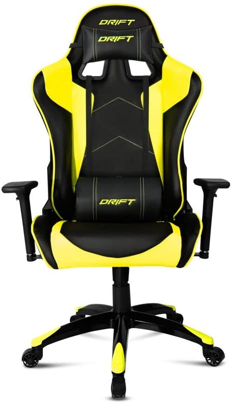 Gaming Chair DRIFT DR300 Yellow, White, Crimson, Orange, Red, Green or Blue