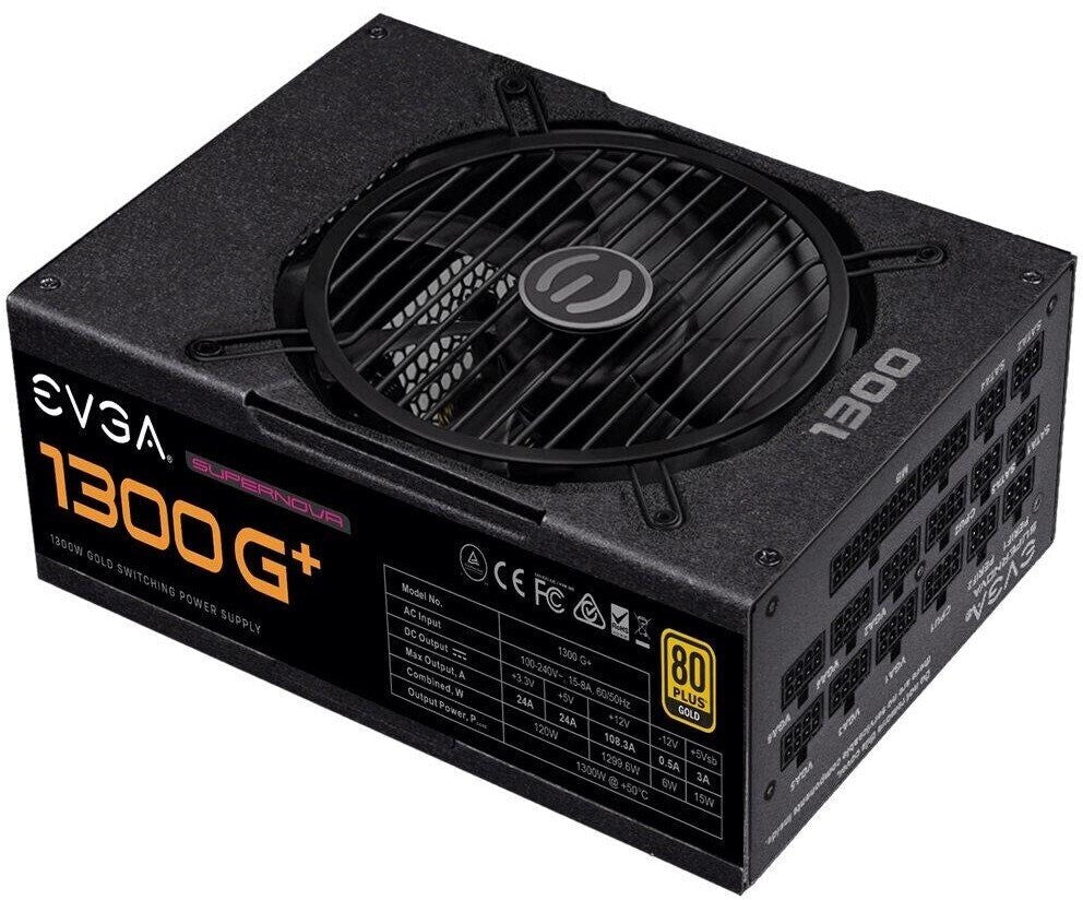 1300 Watt PC Netzteil EVGA SuperNOVA 1300 G+ 1300W 80 Plus Gold