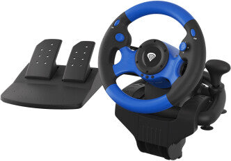 Racing Lenkrad Genesis SEABORG 350 Blau 2-Pedale und Schaltung