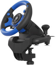 Racing Lenkrad Genesis SEABORG 350 Blau 2-Pedale und Schaltung