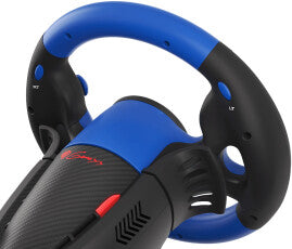 Racing Lenkrad Genesis SEABORG 350 Blau 2-Pedale und Schaltung