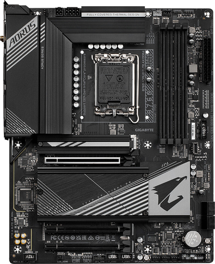 Socket 1700 Mainboard/Motherboard GigaByte B760 Aorus Elite AX DDR4 WiFi LGA1700