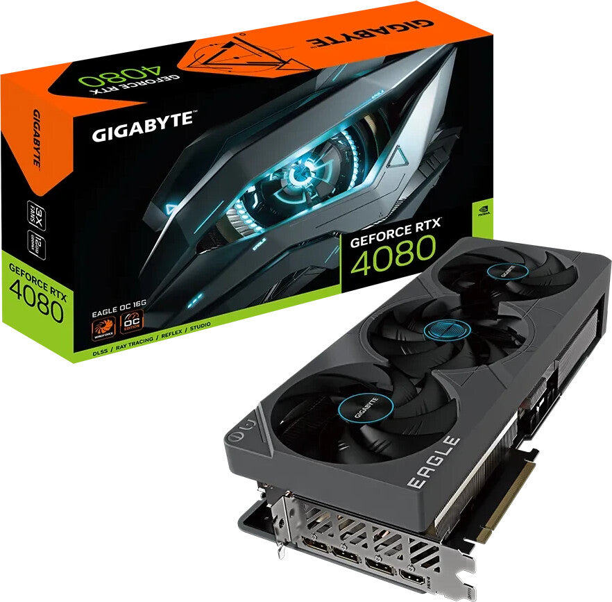 G-Sync Single GPU Grafikkarte Gigabyte GeForce RTX 4080 EAGLE OC 16GB GDDR6X