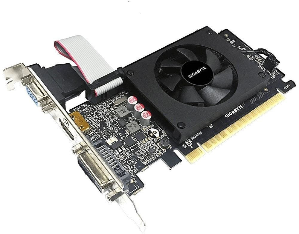 Single GPU Grafikkarte Gigabyte GV-N710 GV-N710D5-2GIL (2048MB) 2GB GDDR5