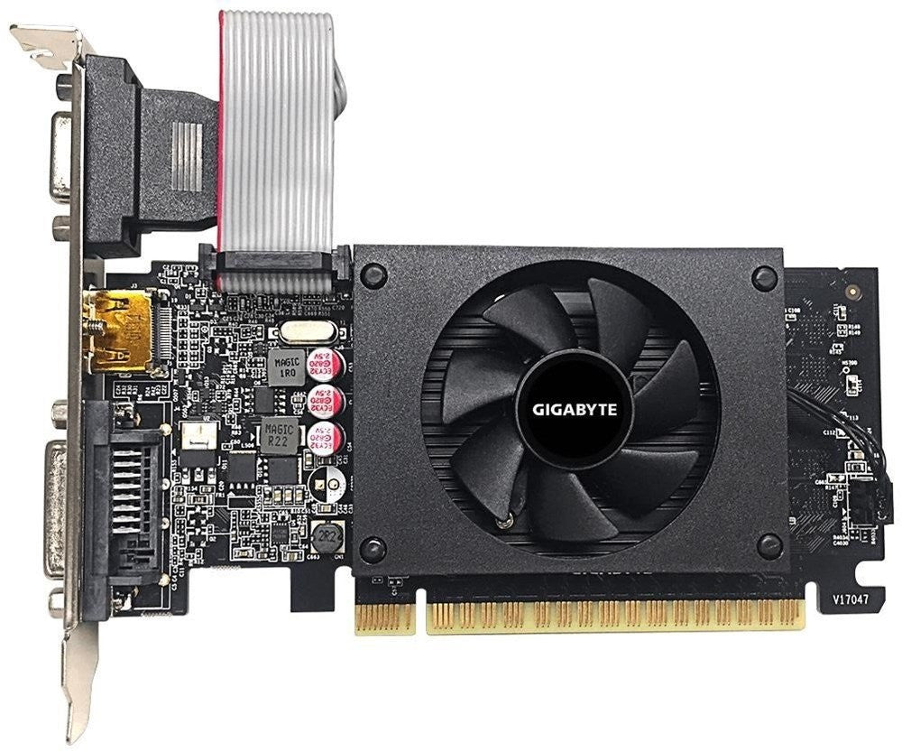 Single GPU Grafikkarte Gigabyte GV-N710 GV-N710D5-2GIL (2048MB) 2GB GDDR5