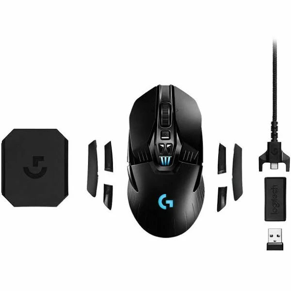 Kabellose Funk Gaming Maus Logitech G G903 Lightspeed Beidhändig RF Wireless Optisch 25600 DPI