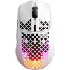 Wireless Bluetooth gaming mouse with lighting SteelSeries Aerox 3 White