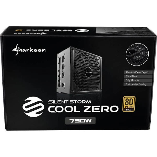 750 Watt PC Netzteil Sharkoon SilentStorm Cool Zero 750 W 80 Plus Gold