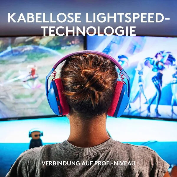 Kunterbuntes Kabelloses Funk Gaming Headset mit Mikrofon Logitech G435 Lightspeed Bluetooth