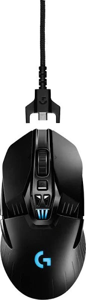 Kabellose Funk Gaming Maus Logitech G G903 Lightspeed Beidhändig RF Wireless Optisch 25600 DPI