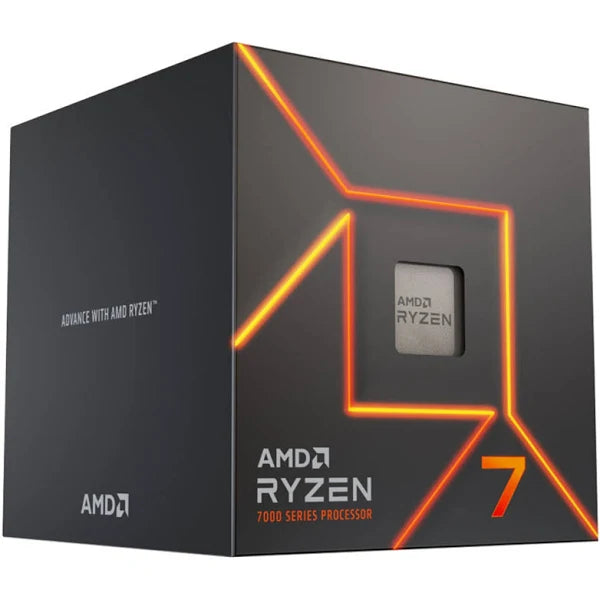 8 core desktop processor with CPU cooler AMD Ryzen 7 7700 Boxed (Socket AM5, 5nm, 3.8GHz)