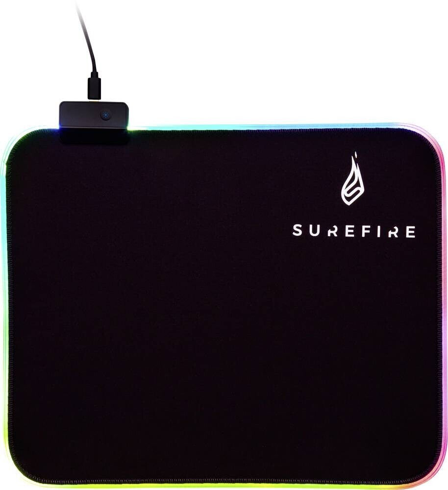 Gaming mouse pad with lighting Surefire Silent Flight RGB-320 (32 x 26 cm)