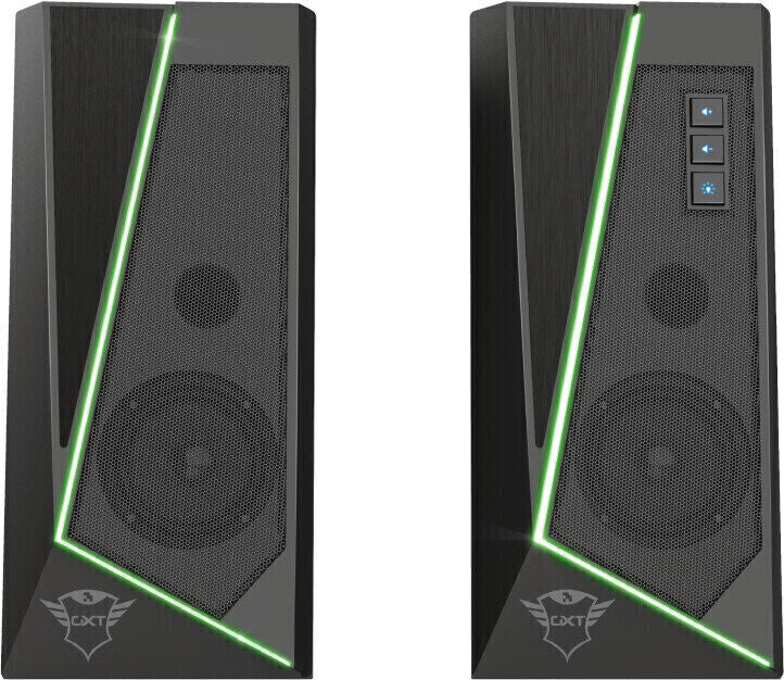 Stereo 2.0 gaming speakers with lighting Trust GXT609 Zoxa Set Black 12W