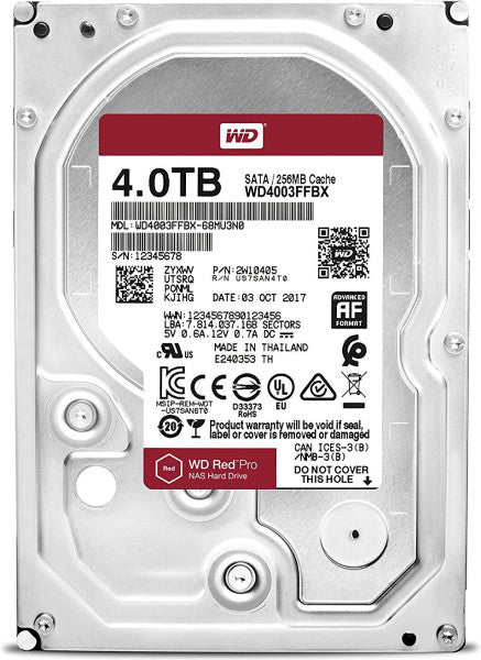 NAS-Festplatte Western Digital Red Pro SATA III 4TB (WD4003FFBX)